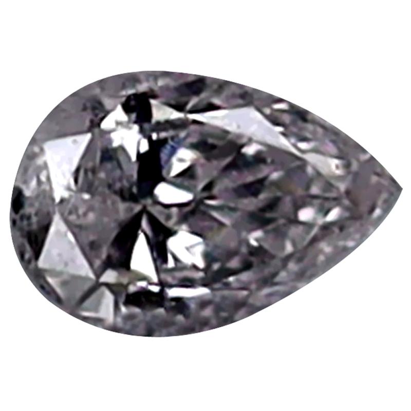 0.03 ct Elegant Pear Cut (3 x 2 mm) D (Colorless) Unheated / Untreated Diamond Natural Gemstone