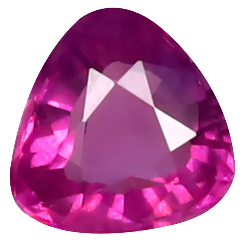 0.74 ct Resplendent Pear Cut (6 x 6 mm) Unheated / Untreated Pink Spinel Natural Gemstone