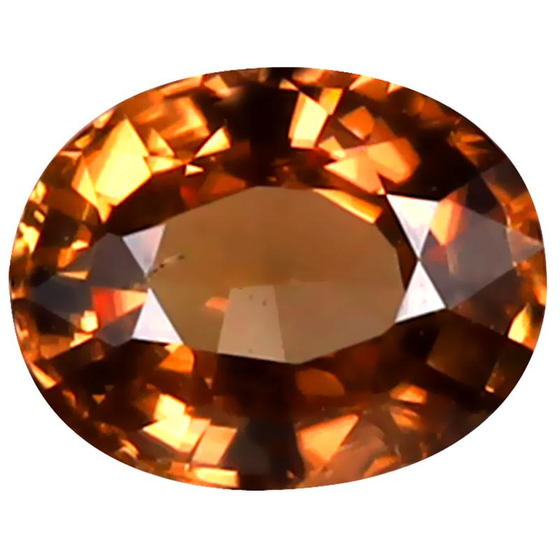 1.49 ct Good-looking Oval Cut (7 x 6 mm) 100% Natural (Un-Heated) Honey Brown Zircon Natural Gemstone