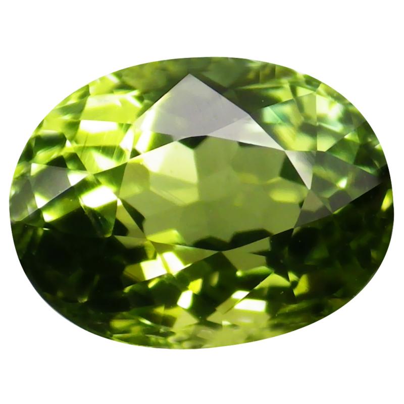 1.17 ct Awe-inspiring Oval Cut (7 x 5 mm) Mozambique Green Tourmaline Natural Gemstone