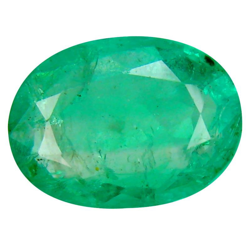 3.77 ct Topnotch Oval (12 x 9 mm) 100% Natural (Un-Heated) Colombia Emerald Loose Gemstone