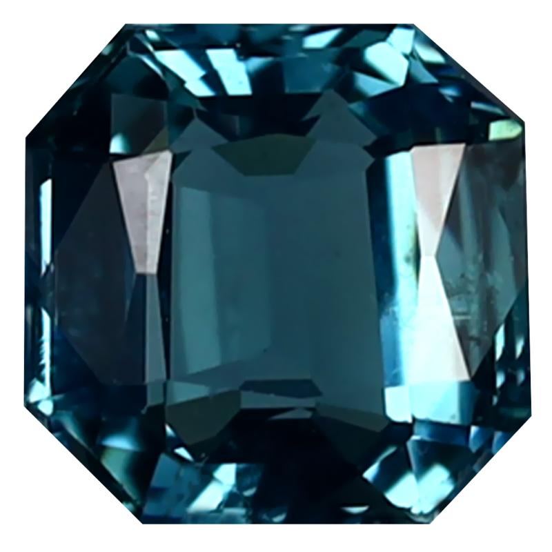 1.31 ct Tremendous Octagon Cut (6 x 6 mm) Mozambique Blue Tourmaline Natural Gemstone