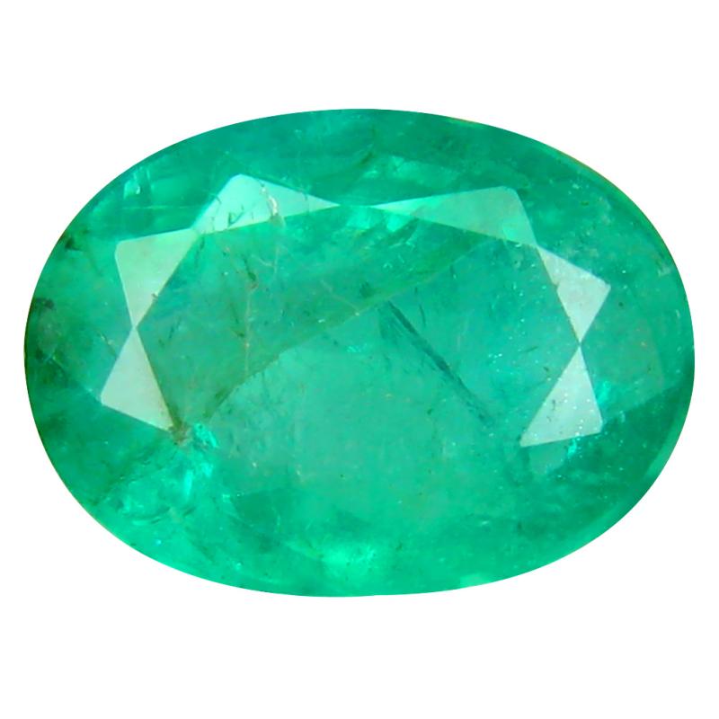 3.73 ct Magnificent fire Oval (12 x 9 mm) 100% Natural (Un-Heated) Colombia Emerald Loose Gemstone