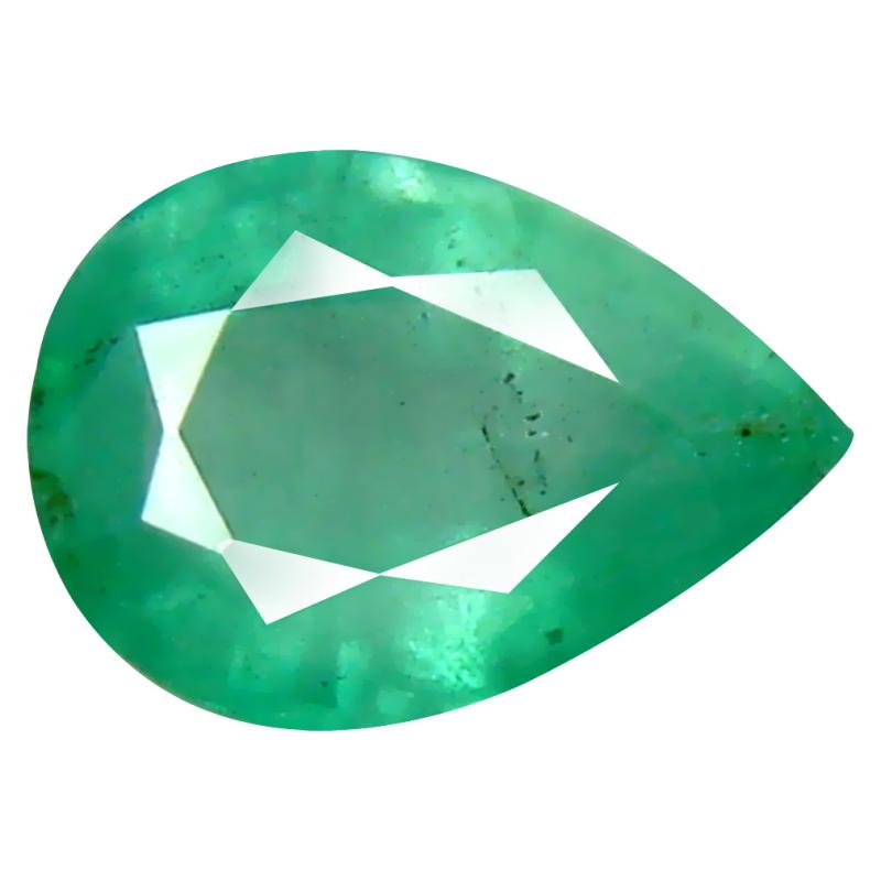 0.61 ct Outstanding Pear Cut (7 x 5 mm) Colombian Emerald Natural Gemstone