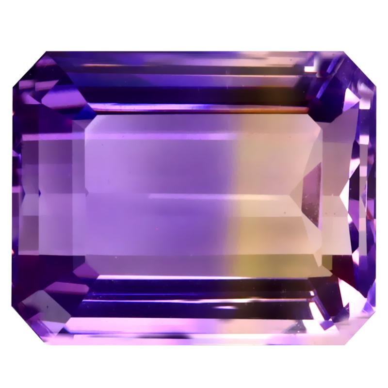 14.08 ct Excellent Octagon Cut (16 x 13 mm) Unheated / Untreated Natural Ametrine Loose Gemstone