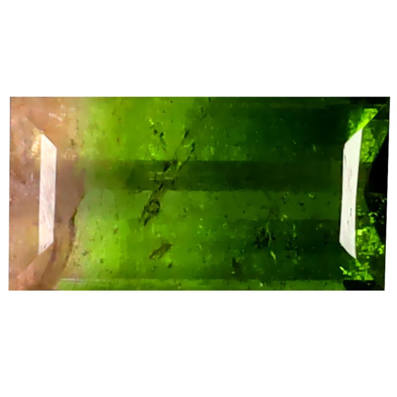 1.88 ct Unbelievable Octagon (10 x 5 mm) Unheated / Untreated Mozambique Watermelon Tourmaline Loose Gemstone