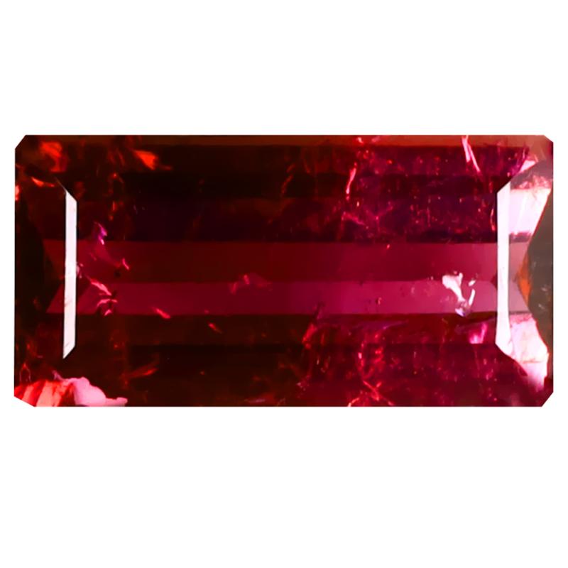 2.94 ct Super-Excellent Octagon (13 x 6 mm) Unheated / Untreated Mozambique Watermelon Tourmaline Loose Gemstone