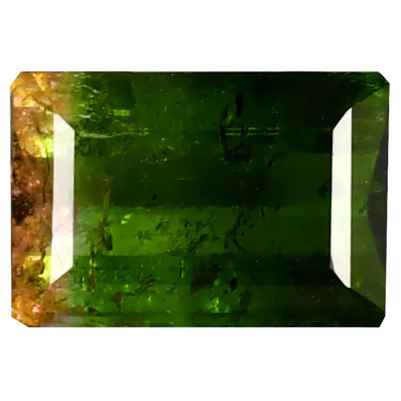 3.37 ct Astonishing Octagon (11 x 7 mm) Unheated / Untreated Mozambique Watermelon Tourmaline Loose Gemstone