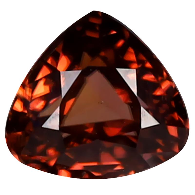 1.73 ct Premium Trillion Cut (7 x 7 mm) 100% Natural (Un-Heated) Honey Brown Zircon Natural Gemstone