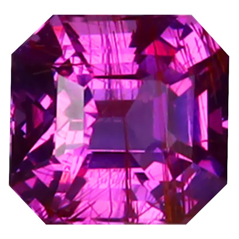 1.06 ct Extraordinary Radiant Cut (6 x 5 mm) Unheated / Untreated Pink Spinel Natural Gemstone