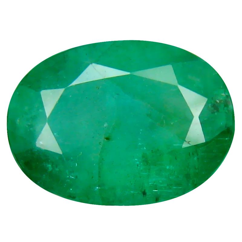 4.31 ct Very good Oval (12 x 9 mm) 100% Natural (Un-Heated) Colombia Emerald Loose Gemstone