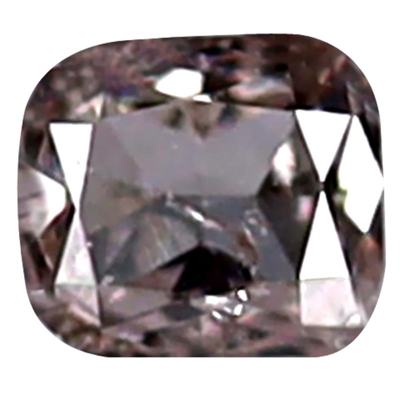 0.06 ct Excellent Cushion Cut (2 x 2 mm) Fancy Pink Unheated / Untreated Diamond Natural Gemstone
