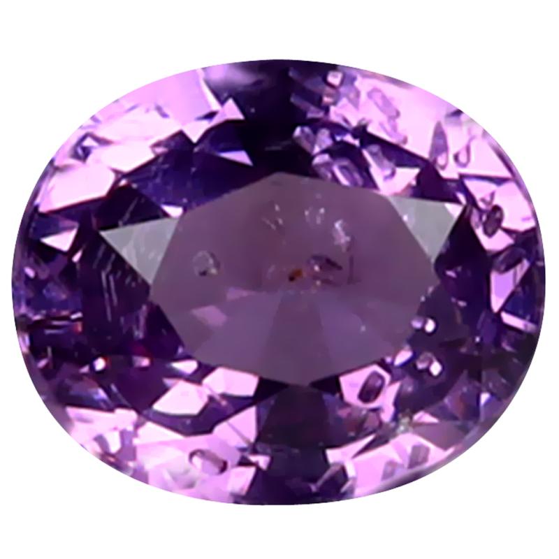 1.25 ct Incredible Oval Cut (7 x 6 mm) Unheated / Untreated Purplish Pink Spinel Natural Gemstone