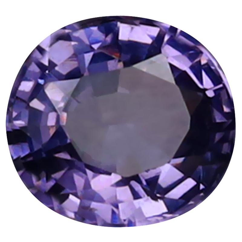 1.08 ct Tremendous Oval Cut (7 x 6 mm) Unheated / Untreated Violet Spinel Natural Gemstone