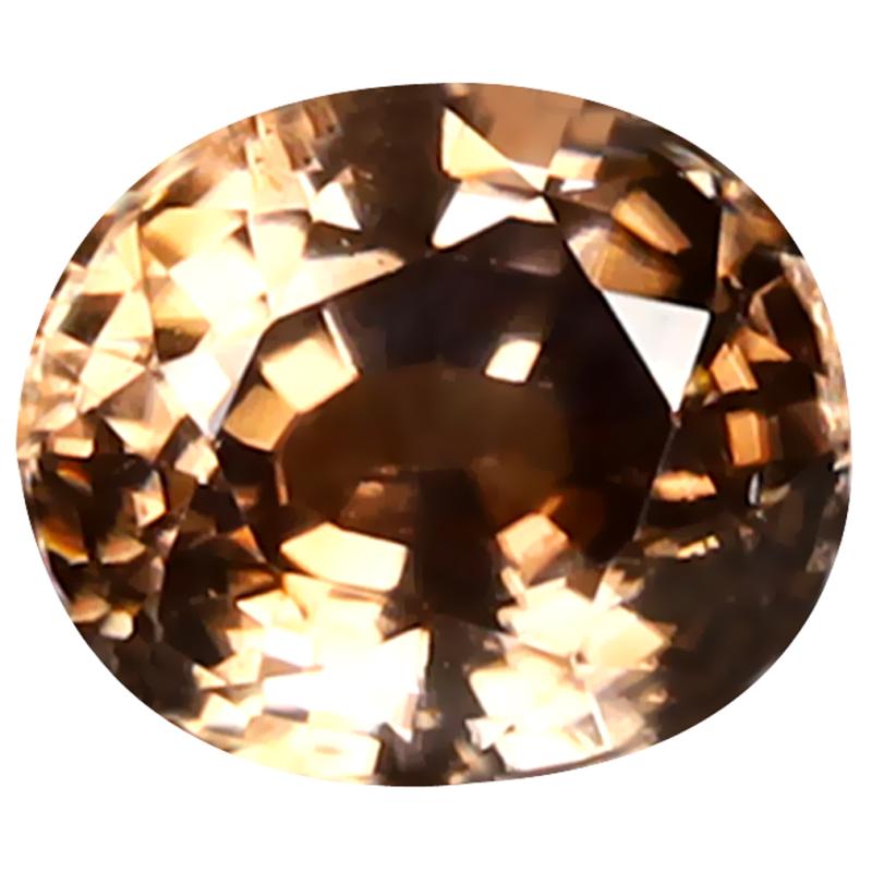 2.09 ct World class Oval Cut (7 x 6 mm) 100% Natural (Un-Heated) Honey Brown Zircon Natural Gemstone