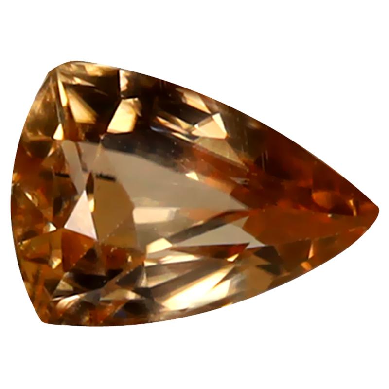 1.80 ct Stunning Trillion Cut (8 x 6 mm) 100% Natural (Un-Heated) Honey Brown Zircon Natural Gemstone