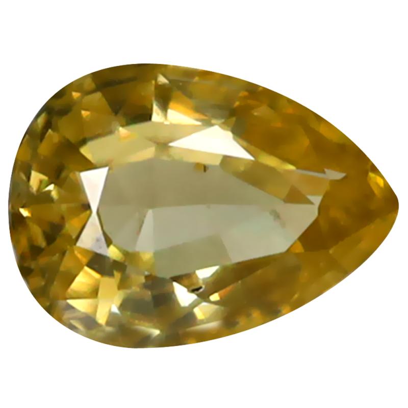 1.96 ct Fabulous Pear Cut (9 x 6 mm) 100% Natural (Un-Heated) Yellow Zircon Natural Gemstone