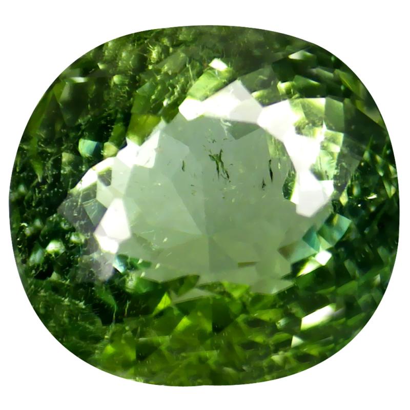 3.58 ct Superb Oval Cut (9 x 8 mm) Mozambique Green Tourmaline Natural Gemstone