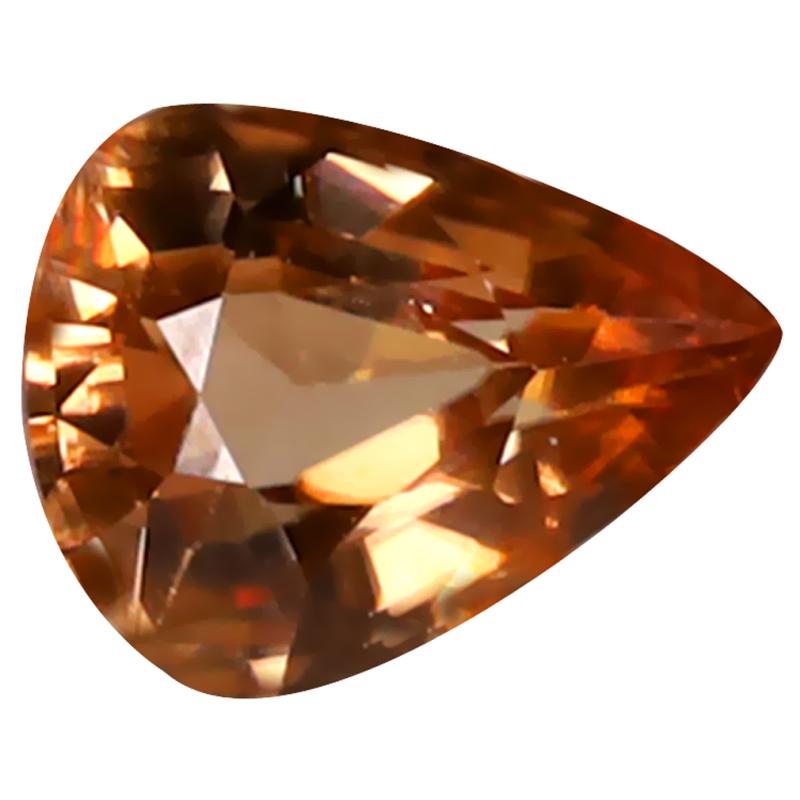 1.44 ct Best Pear Cut (8 x 6 mm) 100% Natural (Un-Heated) Honey Brown Zircon Natural Gemstone