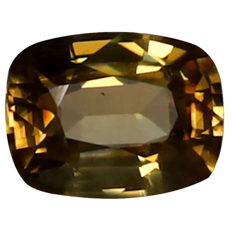 1.15 ct Elegant Cushion Cut (7 x 5 mm) 100% Natural (Un-Heated) Honey Brown Zircon Natural Gemstone