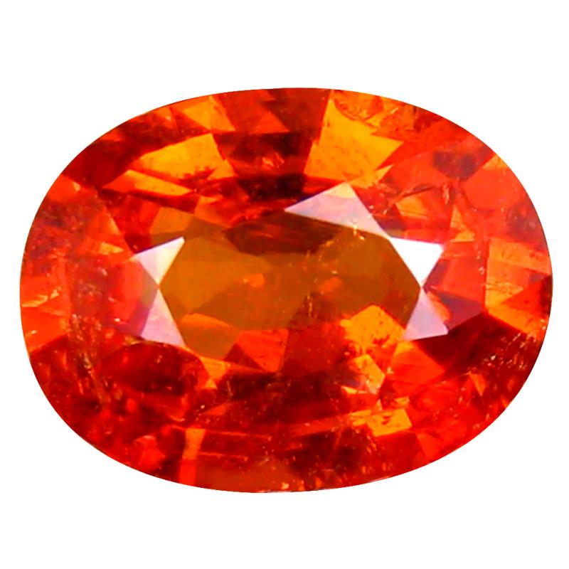 1.72 ct Super-Excellent Oval Cut (8 x 6 mm) Namibia Fanta Orange Spessartine Natural Gemstone