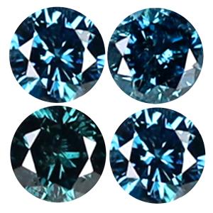 0.14 ct (4 pcs Lot) Fabulous CALIBRATED SIZE(2 x 2 mm) Round Shape Diamond Natural Gemstone