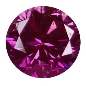 0.06 ct Mesmerizing Round Cut (2 x 2 mm) SI Clarity Purplish Pink Diamond Loose Stone