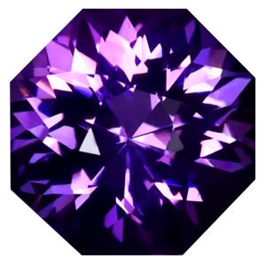 5.27 ct GOOD-LOOKING ROUND CUT (11 X 11 MM) PURPLE UNHEATED / UNTREATED PURPLE AMETHYST NATURAL GEMSTONE