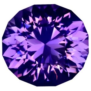 7.01 ct VERY GOOD OVAL CUT (13 X 12 MM) PURPLE UNHEATED / UNTREATED PURPLE AMETHYST NATURAL GEMSTONE