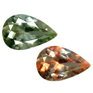 0.47 ct Elegant Pear Cut (6 x 4 mm) Un-Heated Green Alexandrite Natural Gemstone