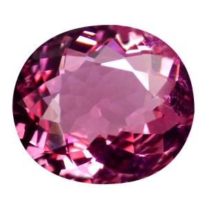 1.62 ct Stunning Oval Cut (8 x 8 mm) Mozambique Purplish Pink Tourmaline Natural Gemstone
