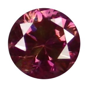 0.06 ct Astonishing Round Cut (2 x 2 mm) SI Clarity Purplish Pink Diamond Loose Stone